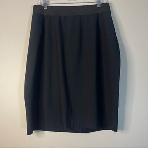 Lane Bryant Classic Black Pencil Skirt